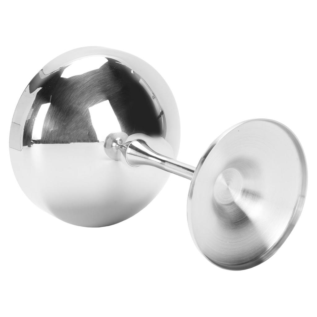 Ice Cream Serving Cup Stainless Steel Footed Ice Cream Cup for Dessert Fruit Salad Pudding A