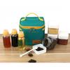 Set di contenitori per sale e pepe, barattoli per spezie, bottiglie per condimenti, bottiglie per condimenti, borsa portatile per barbecue, campeggio all'aperto