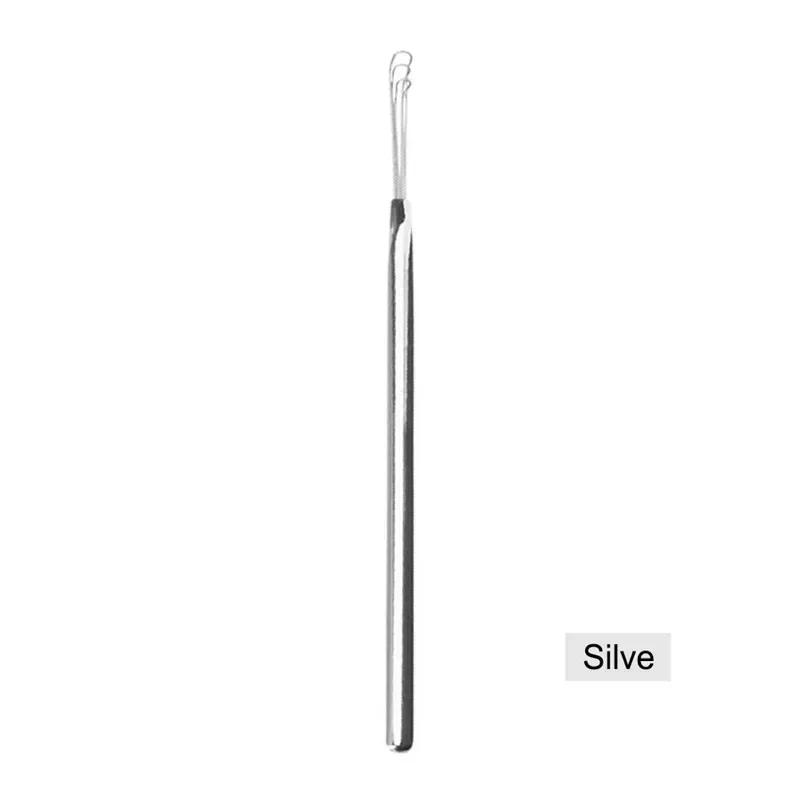 1PCS Ear Wax Pickers Stainless Steel Ear Picks Wax Removal Curette Remover Cleaner Ear Care Tool Ear Pick Beauty Tools