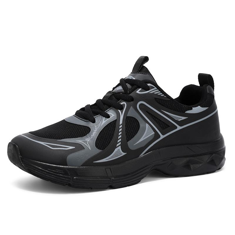 Sneakers breathable casual men's shoes platform new large size wide head men's shoes