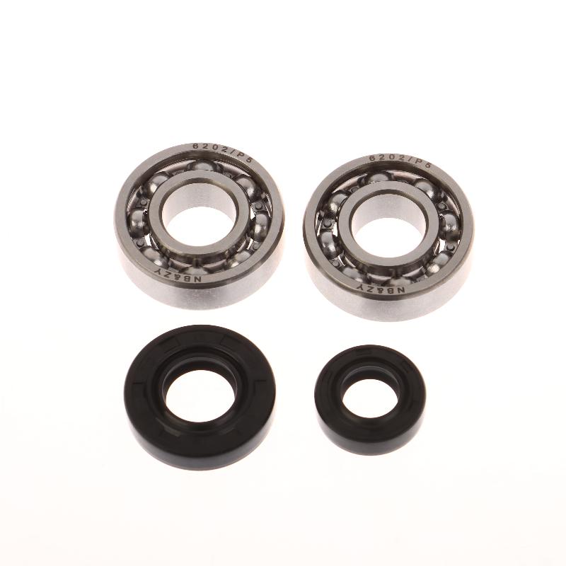 4Pcs/set Crankshaft Oil Seal Grooved Ball Bearing Kit For CG430 520 TL43 TL52 Brush Cutter & Grass Trimmer