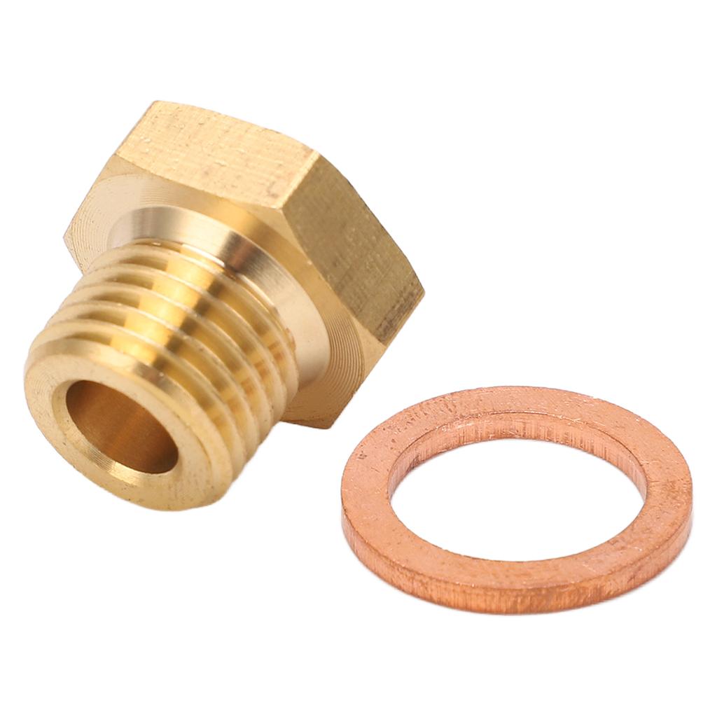 Car High Strength Universal Pressure Temperature Gauge Sender Adapter 1/8in NPT to M14x1.5 Male Auto PartsReplacement Sensors2