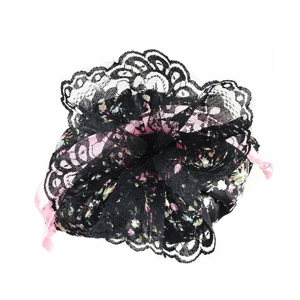 Lace Design Drawstring Bag Underwear Bra Pouch Breathable Lingerie Small Storage Bag