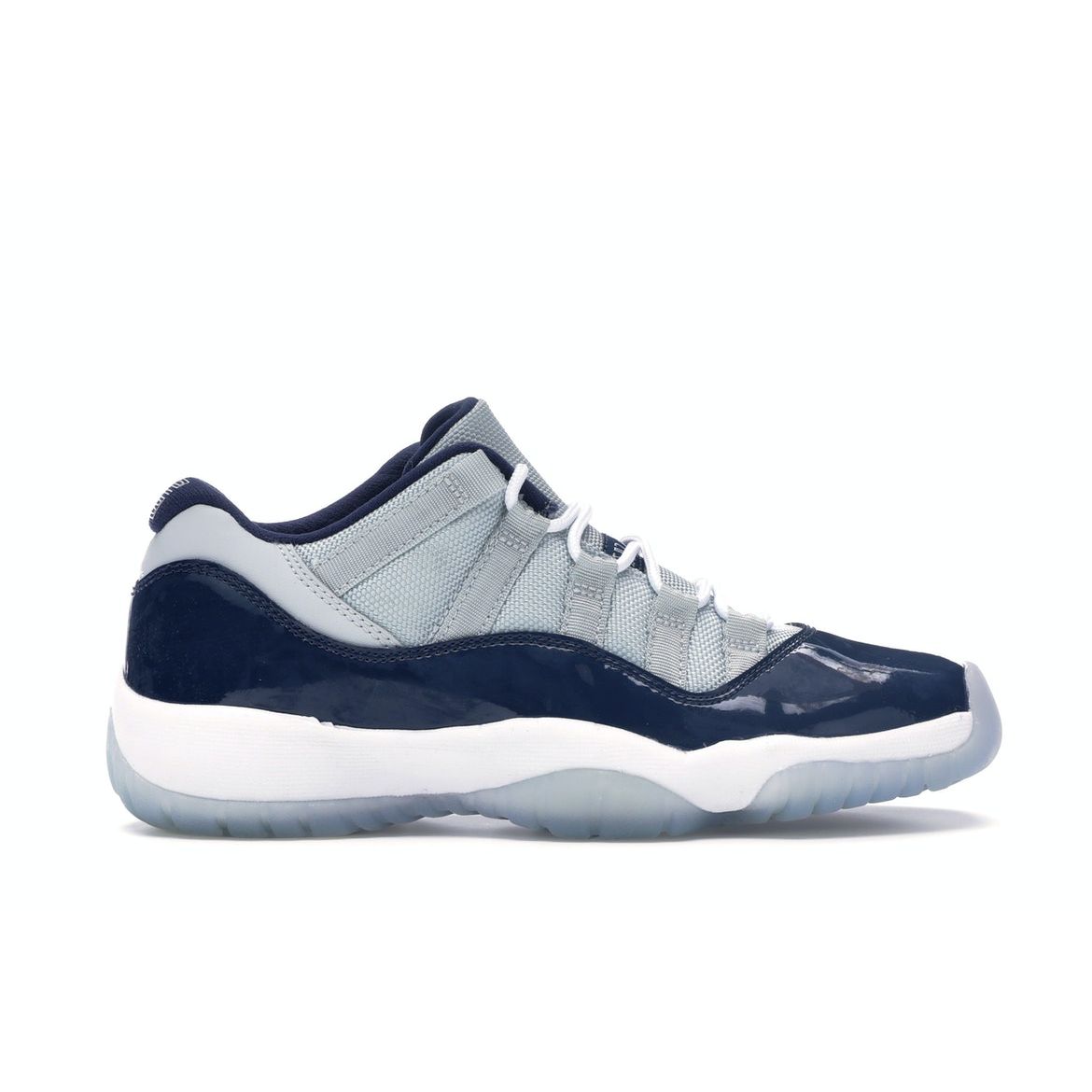 

Детские кроссовки Air Jordan 11 Retro Low BG Georgetown Grey Grey-Mist White-Midnight-Navy 528896-007