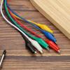 PATIKIL 39-inch Alligator Clip Cable, 24-Pack, UL1015/18AWG, Jumper Test Leads, for Electronics and Automotive DIY Projects, Multicolor