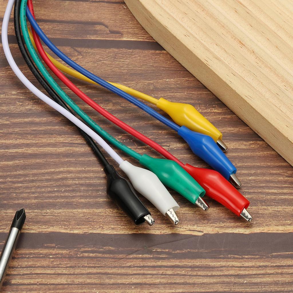 PATIKIL 39-inch Alligator Clip Cable, 24-Pack, UL1015/18AWG, Jumper Test Leads, for Electronics and Automotive DIY Projects, Multicolor