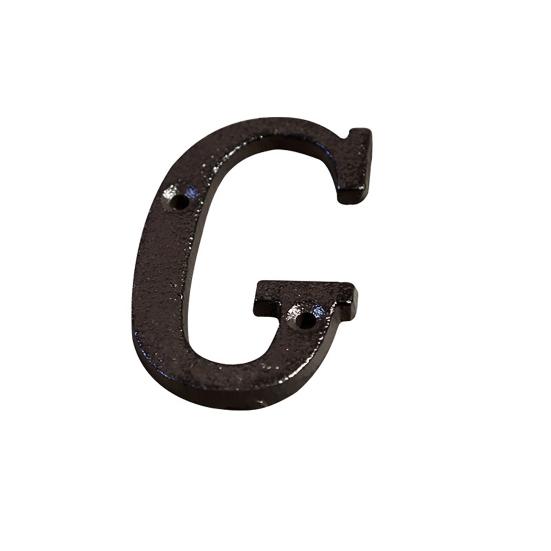 Retro Style Groceries Cast Iron Metal Creative DIY House Doorplate Letter Symbol