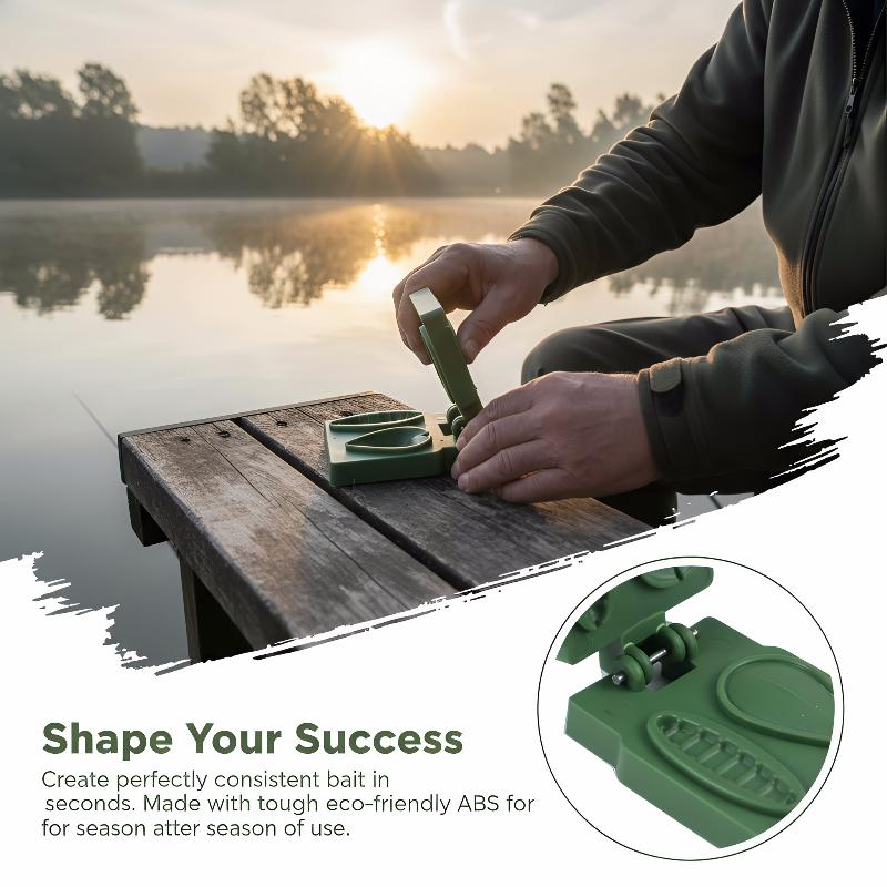 Stampo Pressa per Esca Pesca Esca Carpa Esca Amo Stampo Gadget Leggero Esterno Attrezzo da Pesca Stampo Sagomatore Esca Strumento di Sagomatura