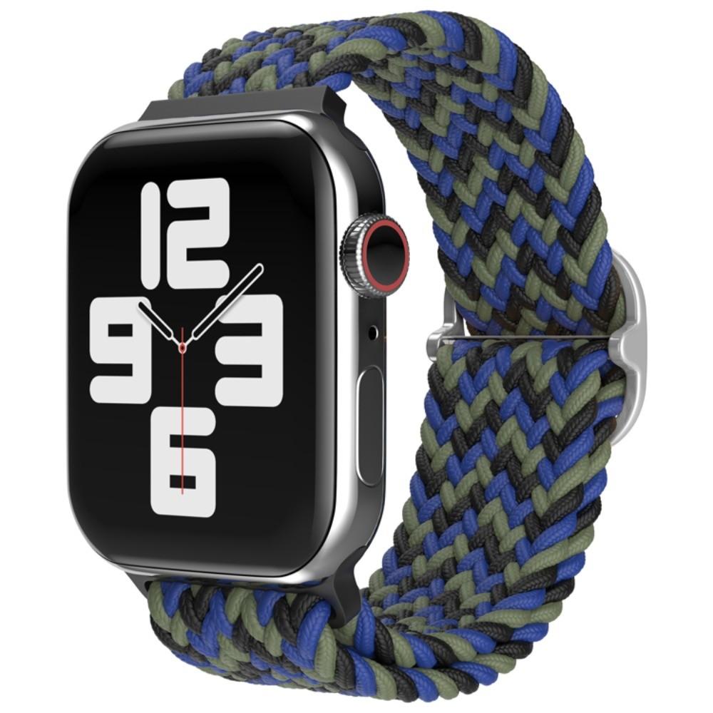 Braided Bracelet for Apple Watch Ultra 3 2 49mm 11 10 42/46mm Nylon Elastic Belt Bracelet for 9 8 7 41mm/45mm 6 5 4 SE3 40/44mm