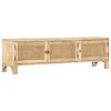 Day and Night - Day and Night TV Cabinet Solid Mango Wood and Natural Cane 140x30x40 Cm