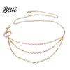 Sun Pendant Body Chain Boho Moon Chain Multi-layer Waist Belt