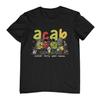 Summer Men's Popular Round Neck Short Sleeved T-shirt with Alphanumeric Printing Soft and Loose Oversized T-shirt for The Street