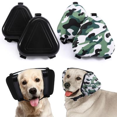 Dog Ear Muffs with Fast Snap Lock Pet Noise Reduction Cover Anti-Noise Dog Earmuffs for Thunder Hunting Tourism Cars Racing