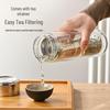 Portable Double-Layer Glass Tea Infuser Cup