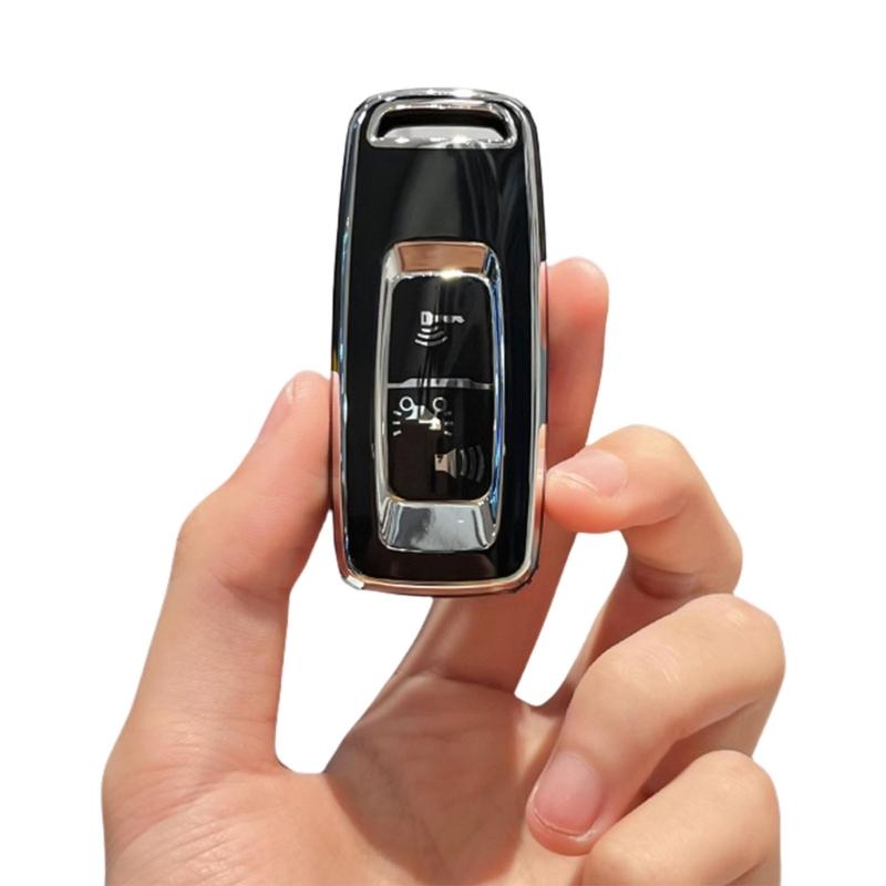 

Motorcycle Key Protector Anti Scratch Easy Installation Cover Motorcycle Key Case Shockproof Quick Fixing for PCX160 чёрный