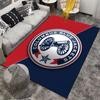 Blue and Red Cannon Logo Carpet Suitable As a Non-slip Mat for the Living Room or Bedroom Sofa