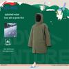 LI-NING Boys' Water-Repellent Duck Down Mid-Length Puffer Jacket