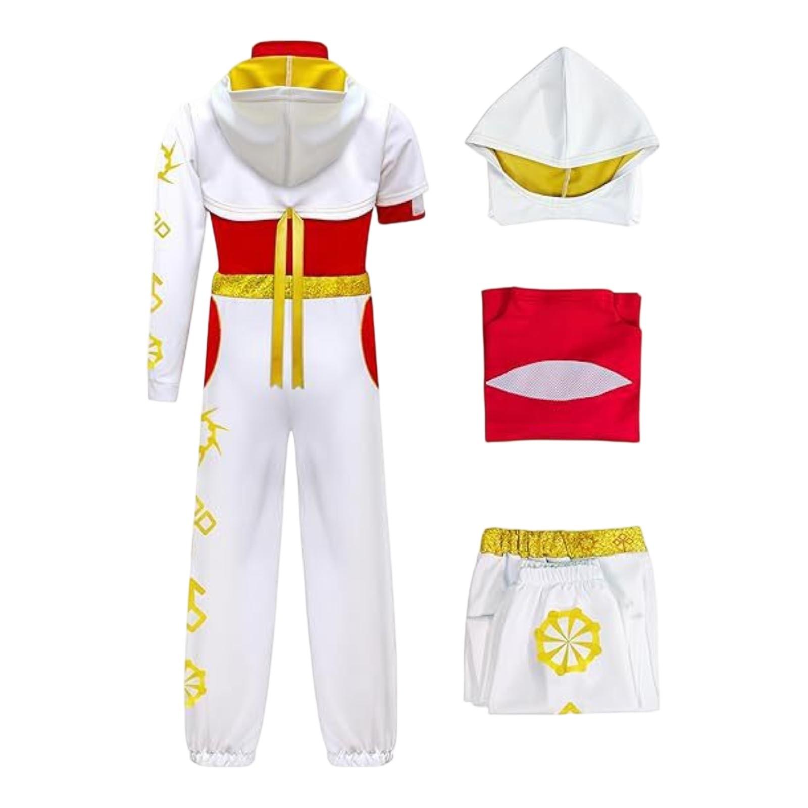 

Костюм с капюшоном для ролевых игр на Хэллоуин, Детский COS-костюм 130 красный