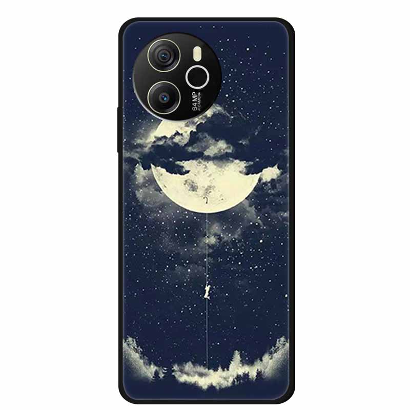 For Blackview Shark 8 Case Shark8 Black Silicone Soft Back Cover Case For Blackview Shark 8 Phone Case Cover 6.78" Coque Funda