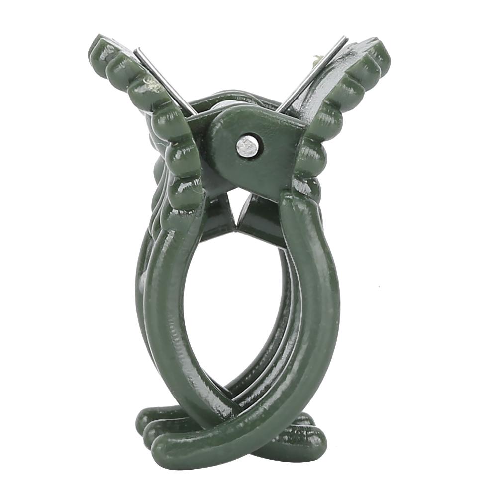 100Pcs Plant Clip Beautiful Chrysanthemum Shape Garden Flower Stems Fixing Support Clips ToolWith