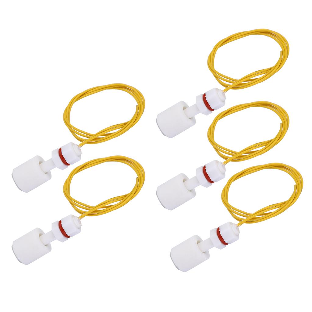 5pcs PP Plastic Float Switch Water Tank Pool Liquid Level Sensor Controller P3508