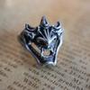 Animal Tooth Ring Demon Ring Japanese Frosted Style Skull Ring
