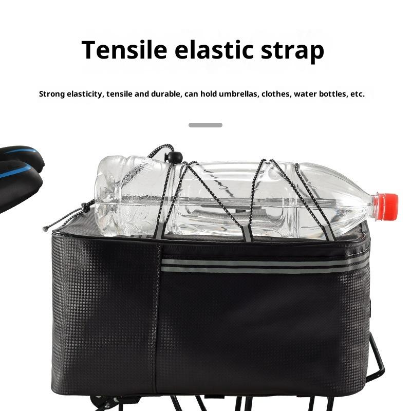 Riding Bike Rear Seat Bag Bicycle Luggage Carrier Rack Cycling Mountain Bike Waterproof Travel Tail Bags Storage Accessories