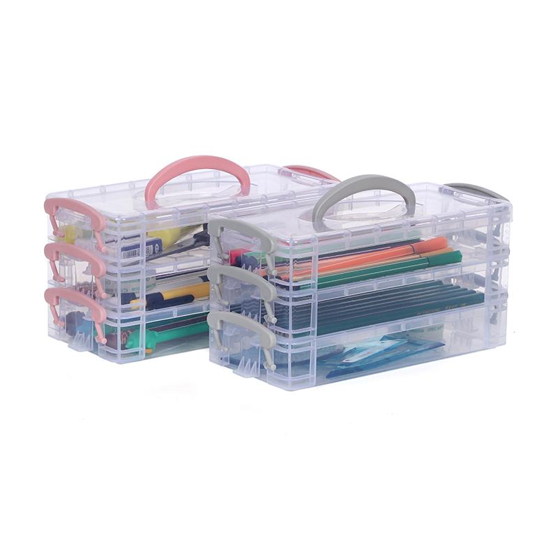 1/3/6vrstvý box na štětce na malování akvarel Odnímatelný úložný box na pera Barva Multifunkční organizér na psací potřeby Školní potřeby