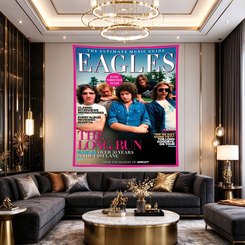 Eagles Rock Band The Long Run Magazine Cover Group Poster