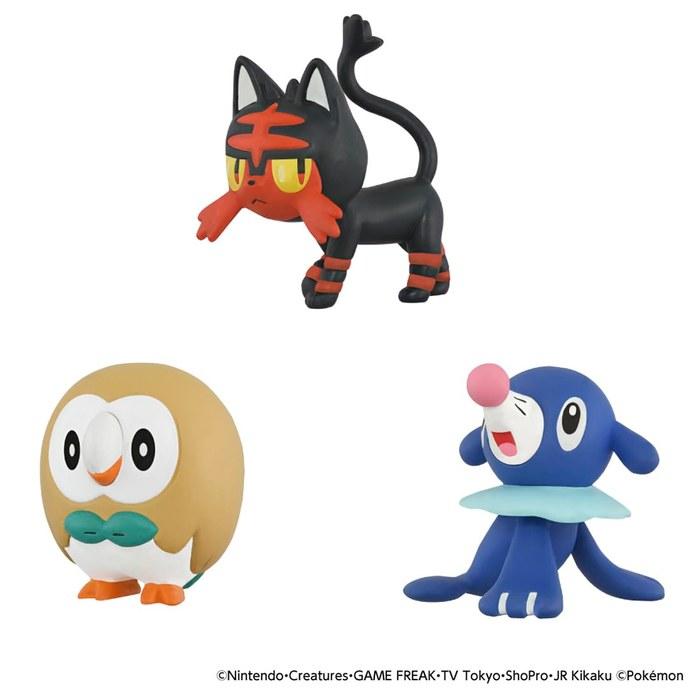 Takara Tomy Pokemon 30th Anniversary Moncolle Starter 3-Pack - Alola Region (17 x 14 x 6 cm)