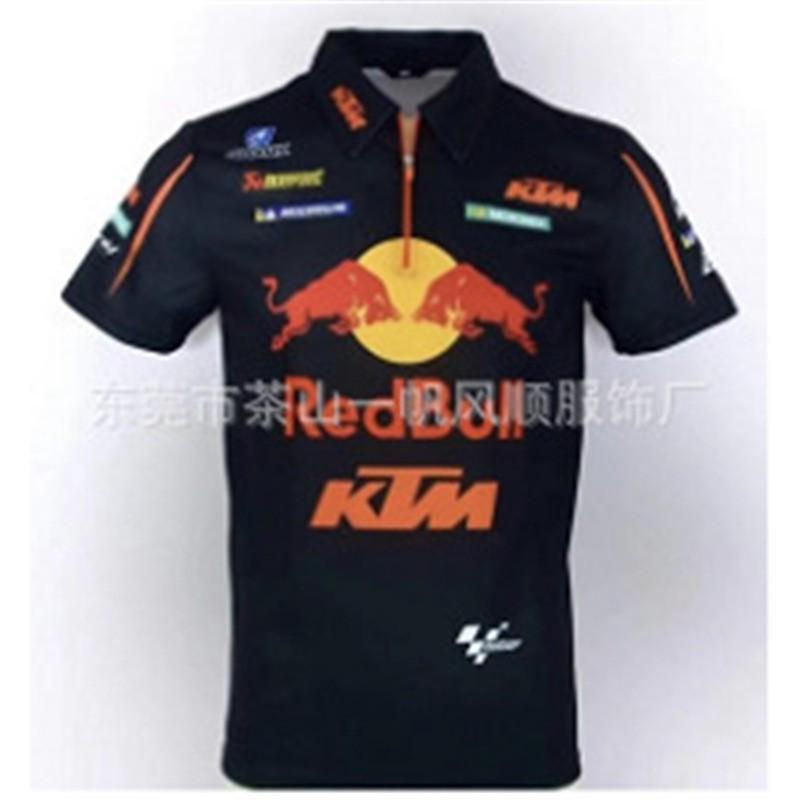 Unisex Off-Road Racing Polo Shirt Short Sleeve Collared T-Shirt Breathable Sporty Casual Fit