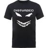 Disturbed - Scary Face Candle - Black T-shirt