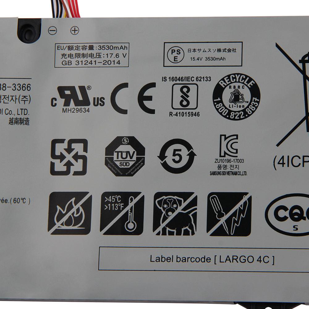 Originalt erstatningsbatteri AA-PBTN4LR For Samsung Notebook 9 Pro NP940X3M NP940X5M NP940X5N Laptop-batteri 3530mAh
