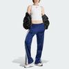 Adidas Originals Striped Logo Print Sweatpants Women Bottoms Deep-Blue IK3853