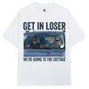 Lustiges Ich komme zur Hütte Hollanov Meme T-Shirts Erhitzte Rivalität Herren Damen Mode Kurzarm Oversized Baumwoll-T-Shirts