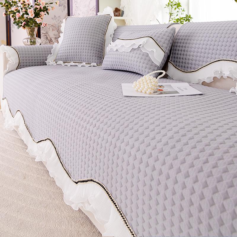 Seat Cushion Advanced Sense 2025 New Summer Sofa Cushion Non-slip Sofa Cover Cloth Towel Summer Mat Cover Seat Cushion