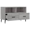 TV Cabinet Gray Sonoma 80 x 36 x 50 cm Particleboard