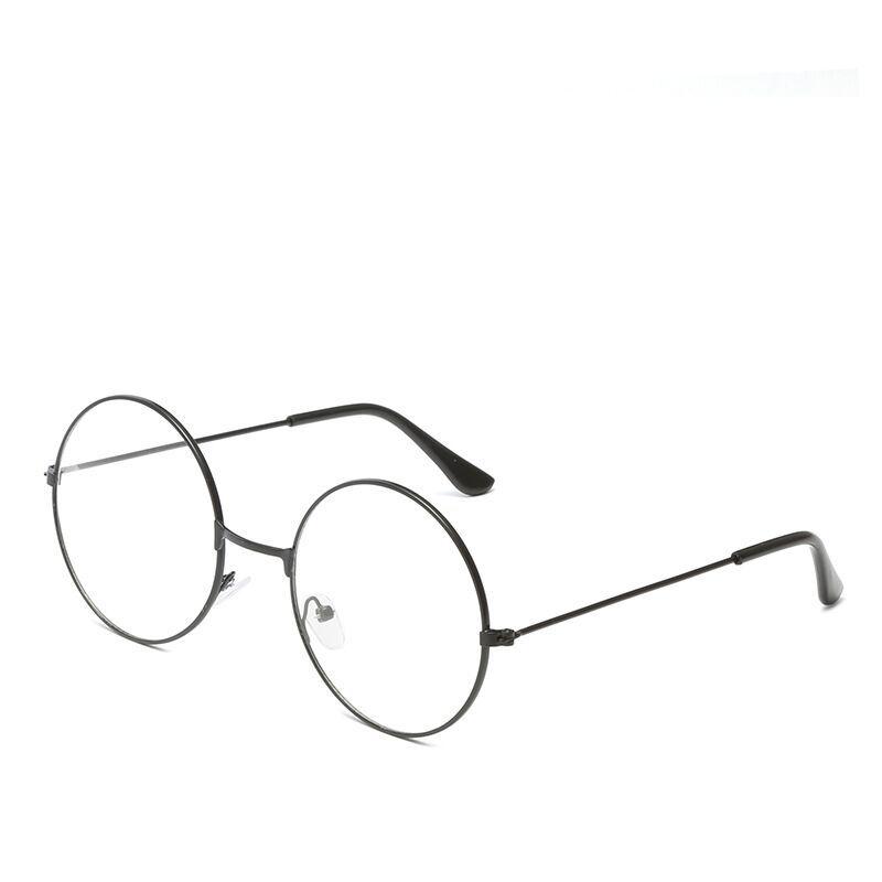Harajuku Brillengestell Herren- und Damen-Tide Ultraleichtes Dekoratives Gestell Retro Rundes Gestell Prinz Flachspiegel Trendgestell