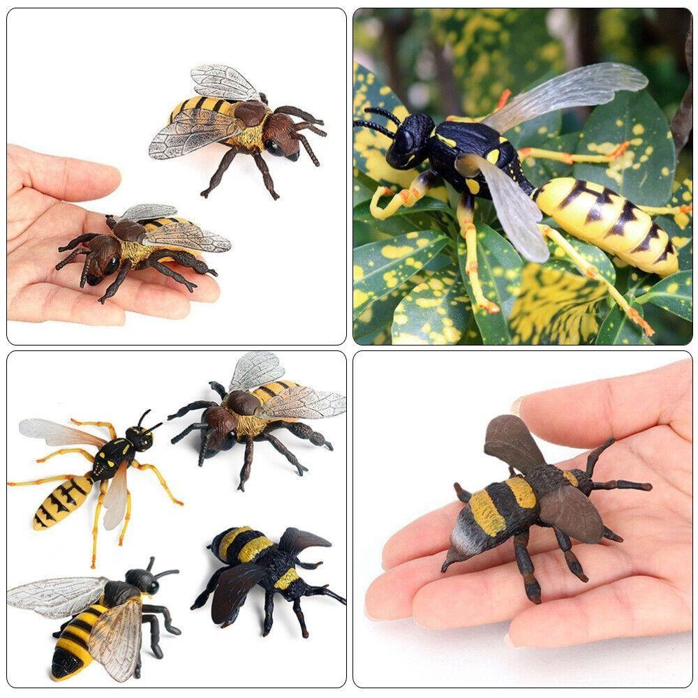 

Plastic Bee Ornaments Simulated Insect Toy New Lifelike Model Child Style 1
