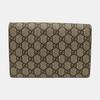 [Pre-Owned] Dionysus Woc Chain Tiger Head Clasp Logo Red Lining Canvas Wallet Crossbody Shoulder Bag - Very Good #EI7U6H