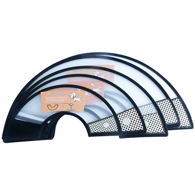 Pet Elizabethan Collar: Protective Head Shield for Grooming and Bathing Dogs and Cats, Anti-Scratch and Bite.