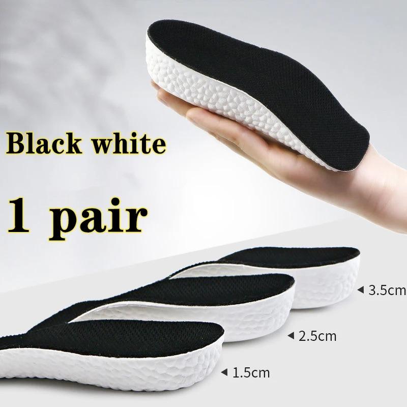 Arch Support Height Increase Insoles Half Pads Orthopedic Breathable Memory Foam 7 Points Lifts Shoe Pads Flat Feet Support