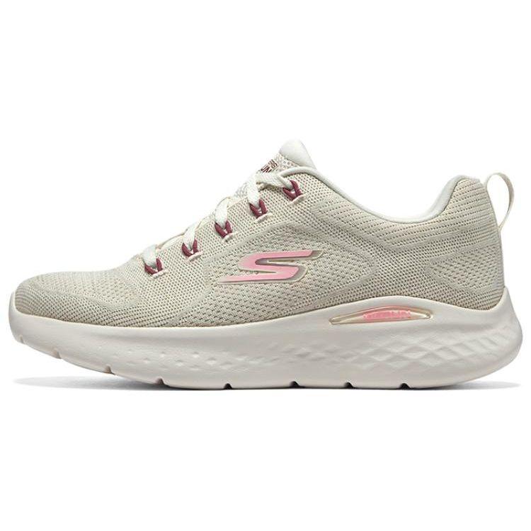 Skechers Go Run Lite Модные Удобные Универсальные Амортизирующие Легкие Низкие Беговые Кроссовки Женская кроссовка Коричневый 129429-NTPK 35