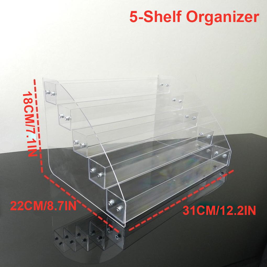 Cascading CD Storage Rack Organize Cd Collection With Style Nail Polish Organiser Dvd Storage Boxes