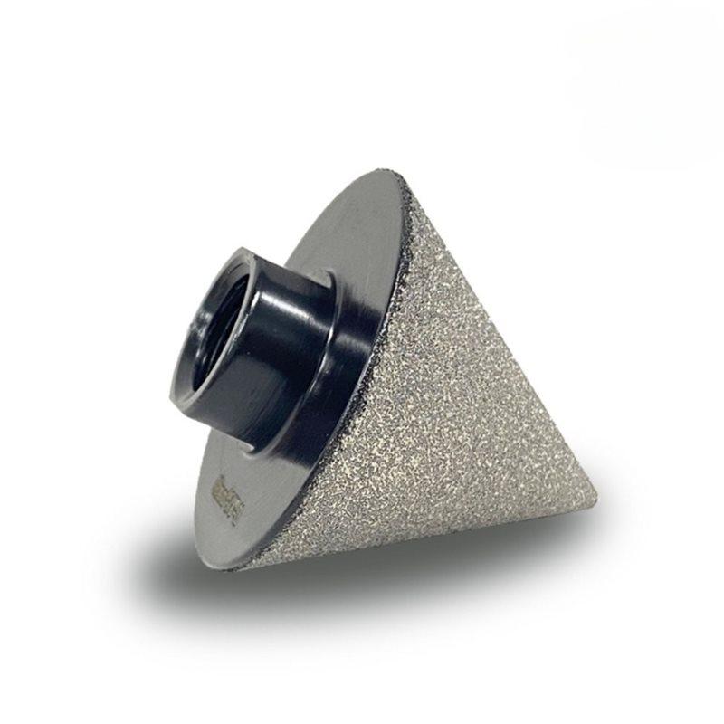 ABBP-Cone Grinding Tool For Tile, Chamfering Drill Bit 50Mm, Whetstone Cone Chamfering Reamer For Porcelain, Marble