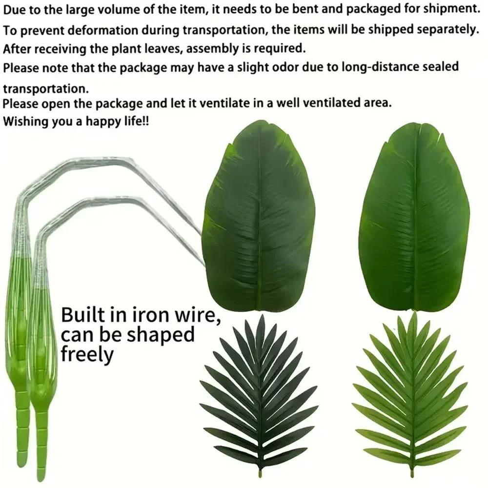 Paste Whole Leaf Lightweight And Portable Artificial Simulation Plants For Balcony And Terrace Home Decoration H1620