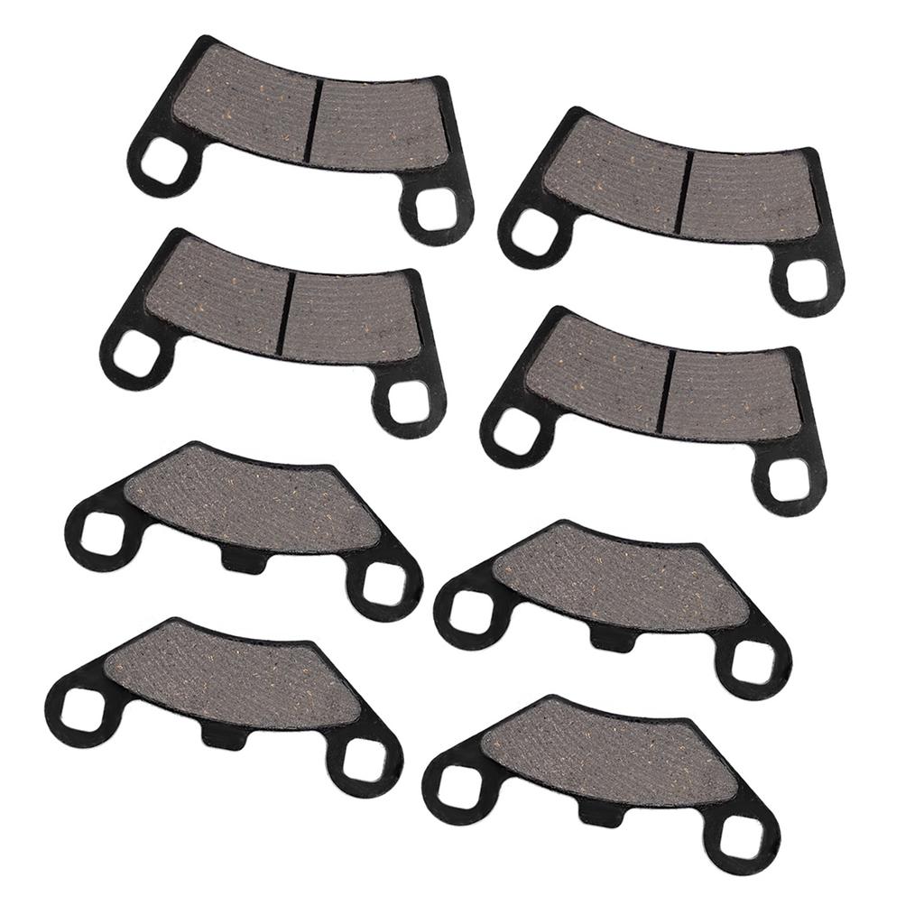 8Pcs Front & Rear Brake Pads Replacement for Polaris RZR 800 2008