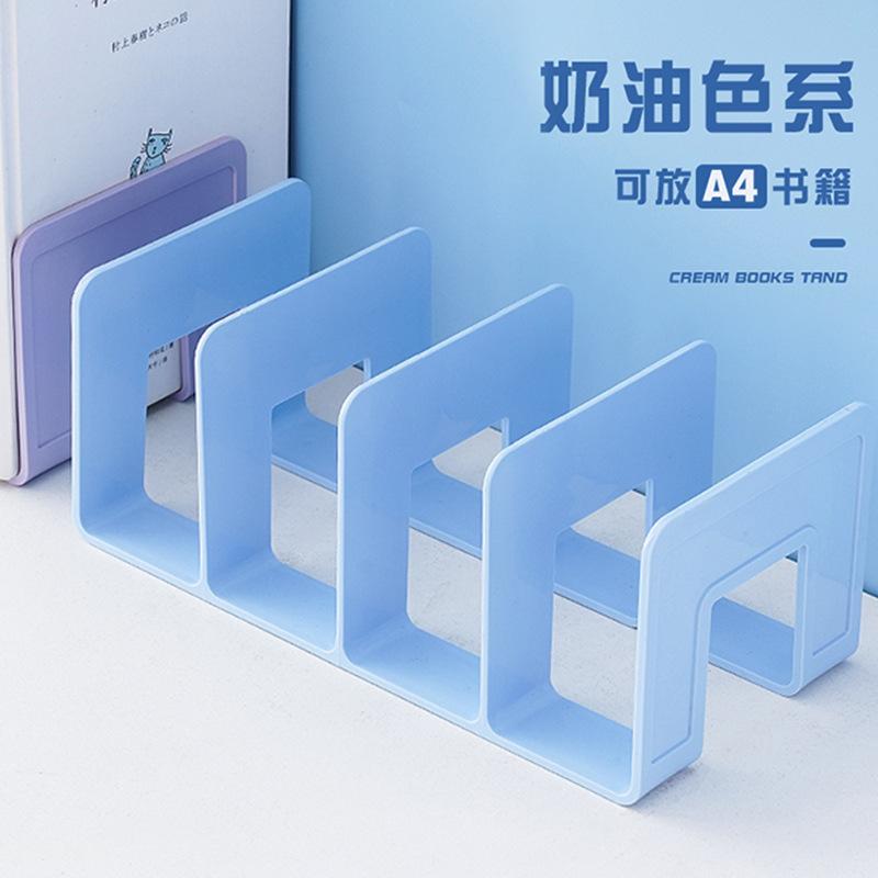 Multi-function Book Magazine Bookshelf Storage Bookends Stand Desk Organizer Holder for Books CD Files School Office Supplies