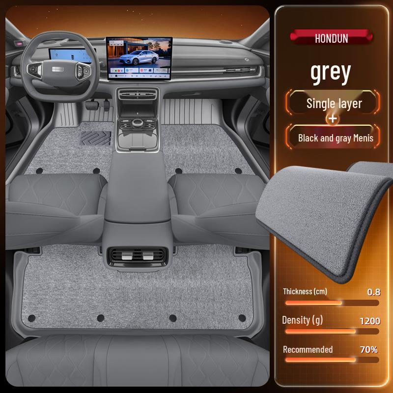 Floor Mats for Geely Galaxy A7 (2025) - TPE Car Interior Modification Accessory
