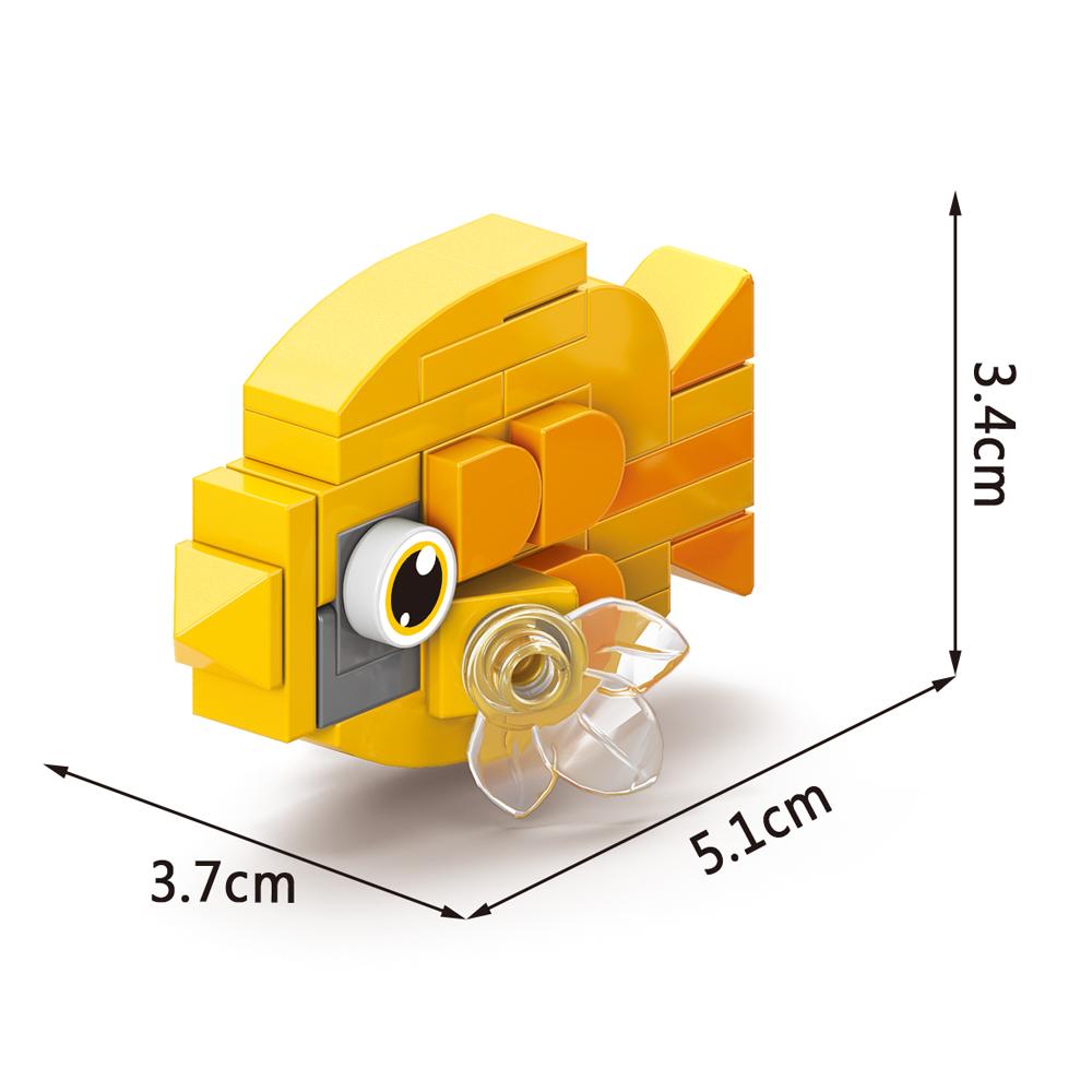 Insect World Animals Scorpion Mantis Ants Spider Birds Marine Animal Building Blocks Toys Desktop Ornaments Bricks Kids Gift